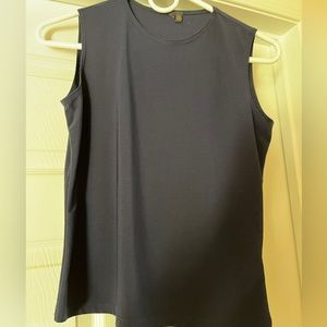A navy, petite small, tank top